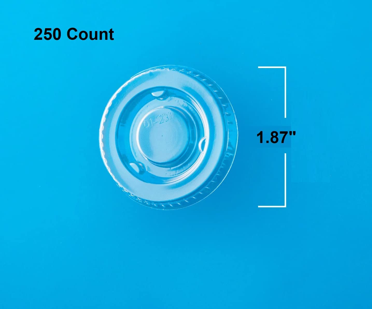 Oasis Supply 1 oz Clear Plastic Disposable Portion Cups with Lids - 250 Sets of Soufflé & Jello Cups for Food Storage, Meal Prep, and Party Serving | Perfect for Restaurants, Catering, and Home Use