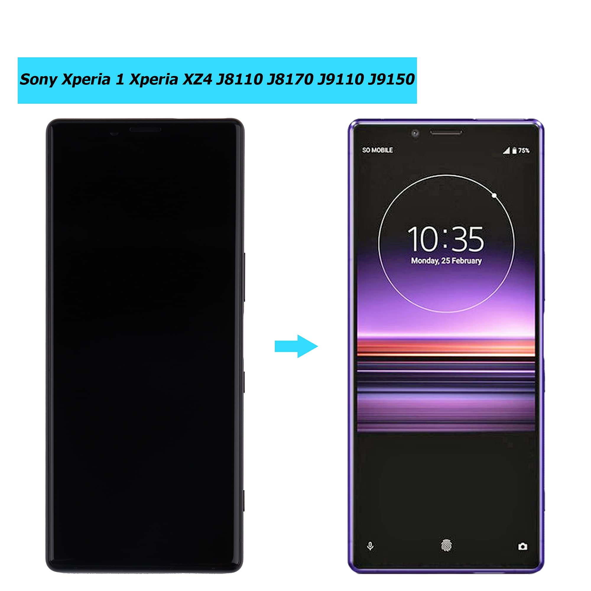 Sony Xperia 1/XZ4 OLED Display Replacement - 6.5