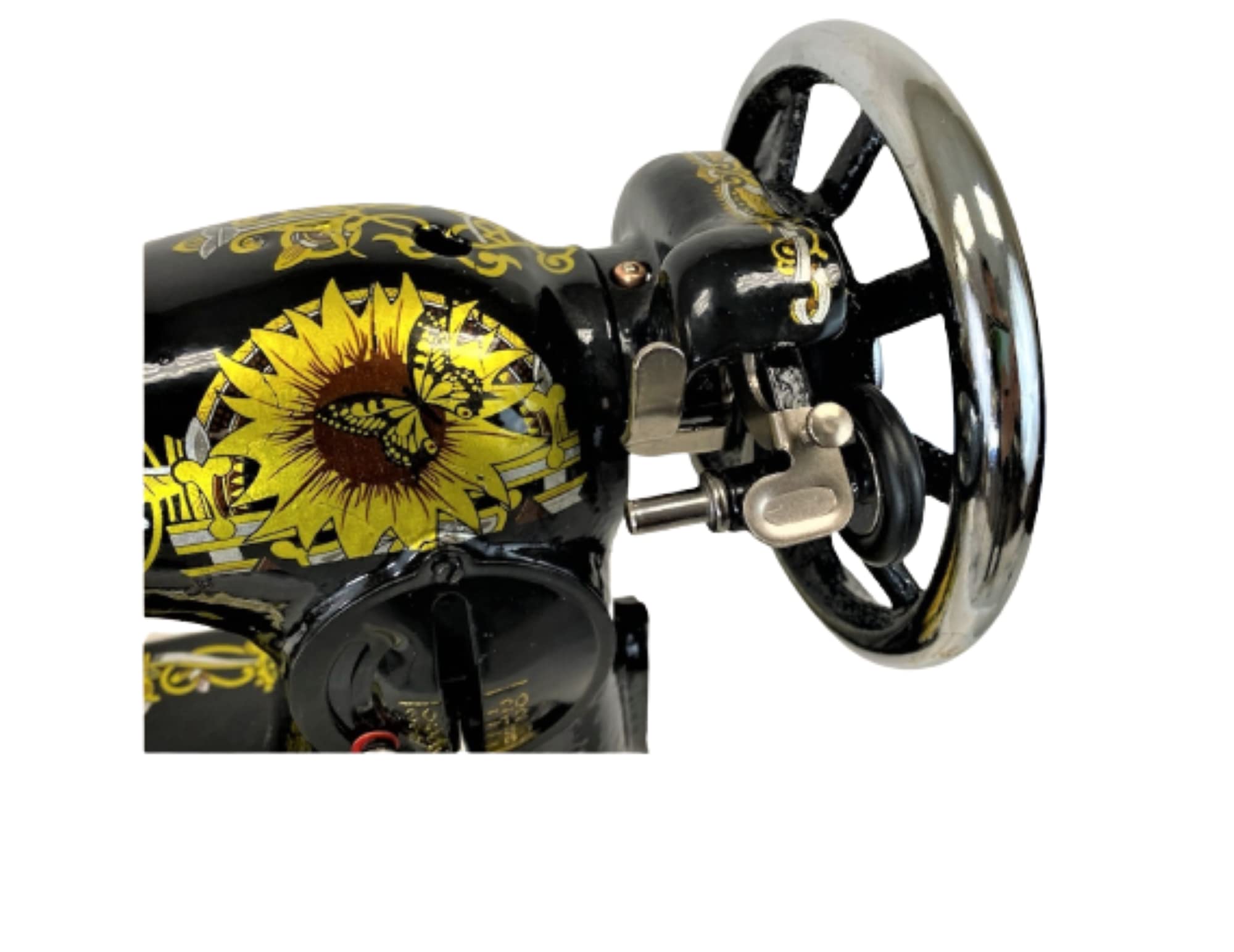 Yamata Bee Butterfly Flat Bed Mechanical Sewing Machine FY2-1 - Heavy Duty Home & Industrial Use for Quilting, Dressmaking & Crafts (Machine Only)