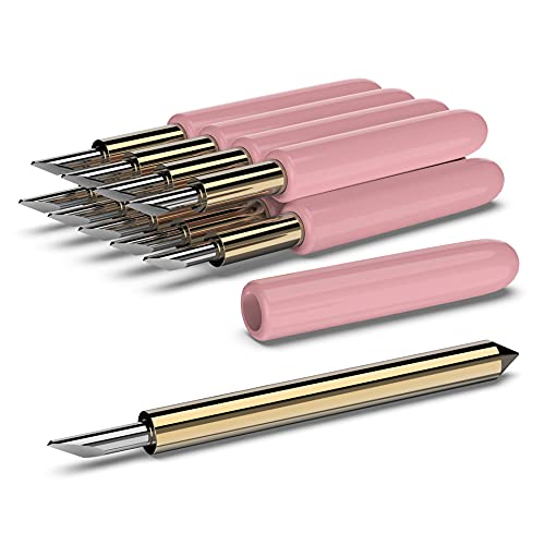 Hadwoer Premium Deep Cutting Blades - 10 Pack Replacement Knife Blades for Cricut Maker, Maker 3, Explore Air 2 & Explore 3 - Effortlessly Cut Thick Materials Like Leather, Balsa Wood & Chipboard - Perfect for DIY Crafts, Scrapbooking & Vinyl Projects