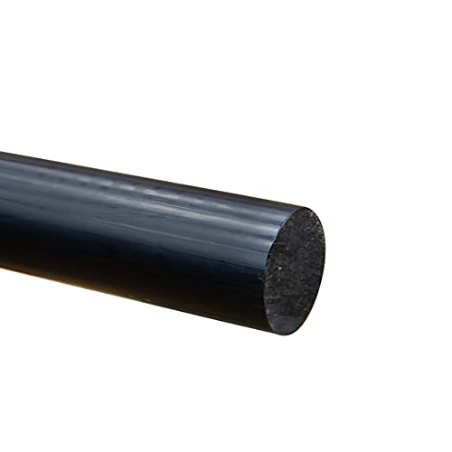 High-Temperature Resistant Gordon Glass™ Black Silicone Rubber Rod - 3/8