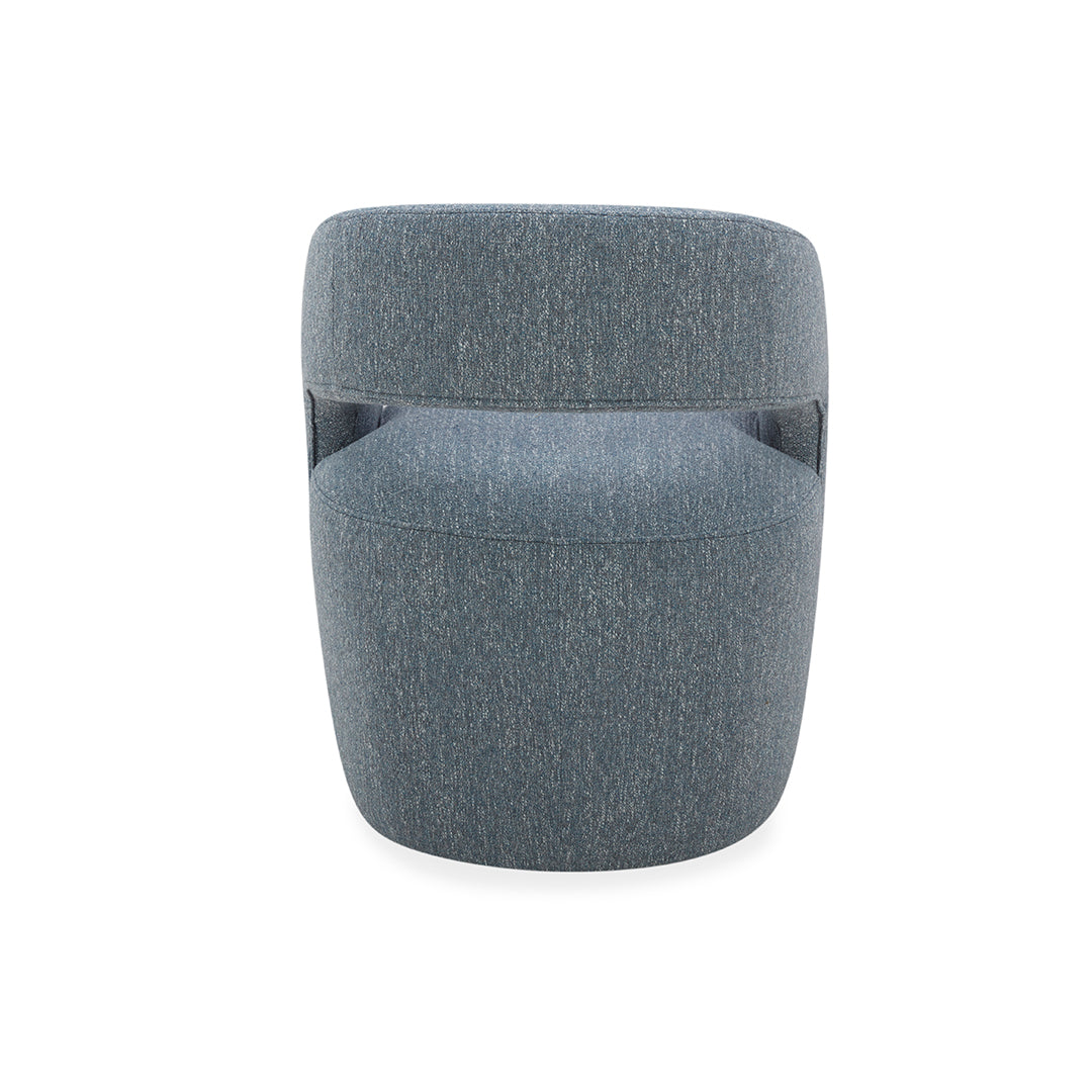 Nathan Upholstered Dining Chair - Modern Comfortable Kitchen Chairs with Padded Seat & Sturdy Wooden Legs - Perfect for Dining Room, Breakfast Nook, and Home Office