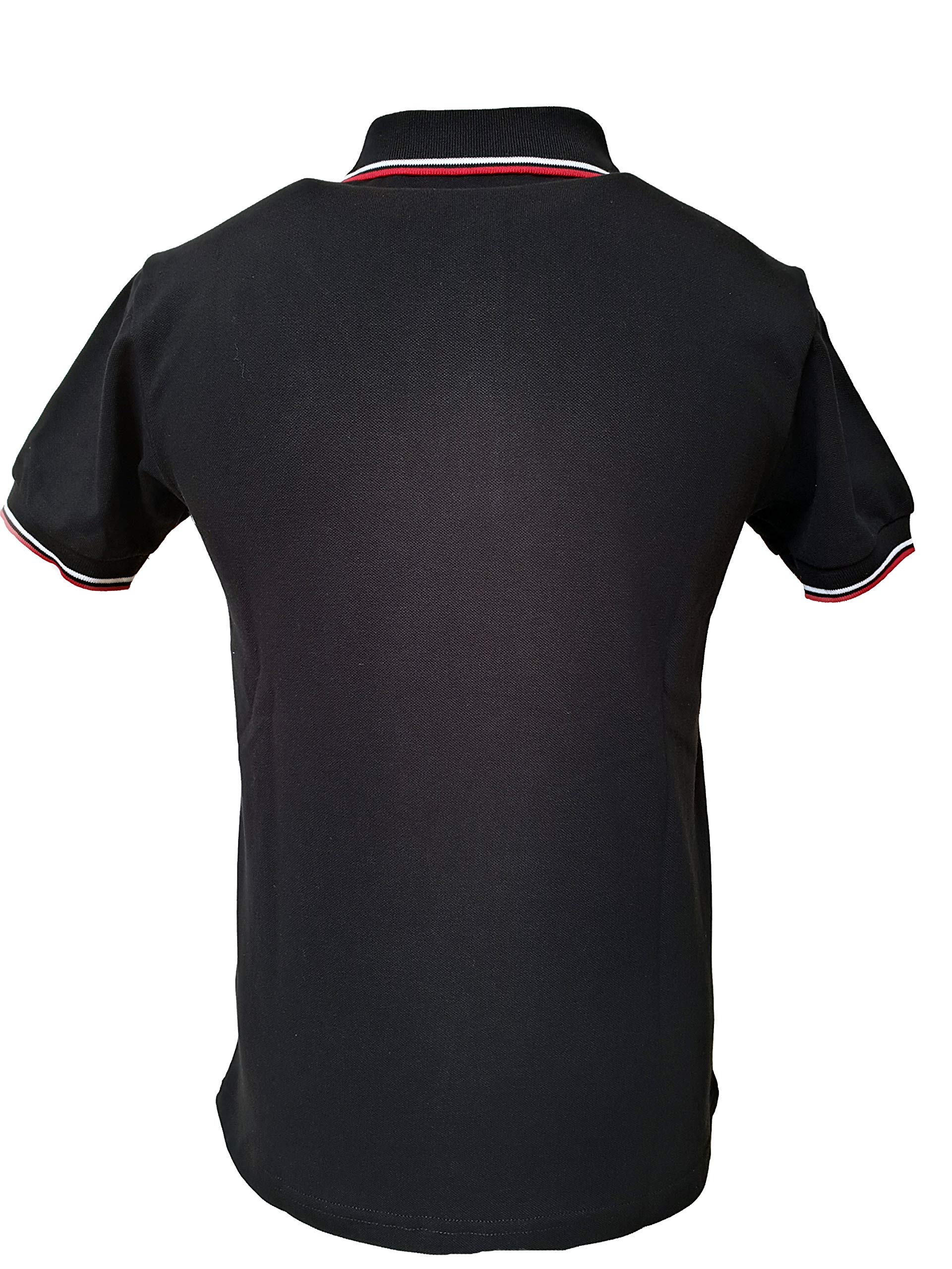 Warrior Clothing England Men's Slim-Fit Pique Polo Shirt - Burgundy Oxblood Skin Mod Punk Style | Casual & Business Wear for Men