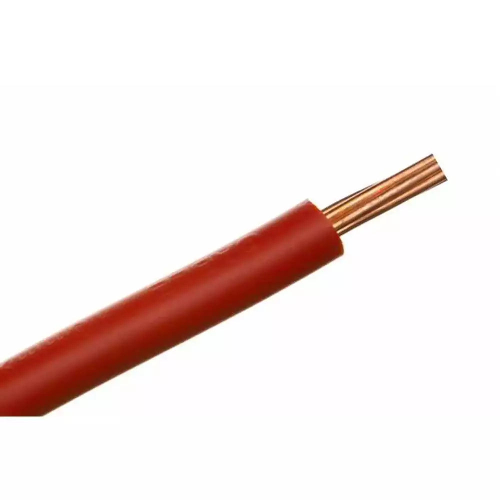 6.0mm Red 1 Core Stranded Electrical Cable (500m Drum) - Perfect for Industrial Wiring, Outdoor Installations, and Power Distribution Projects