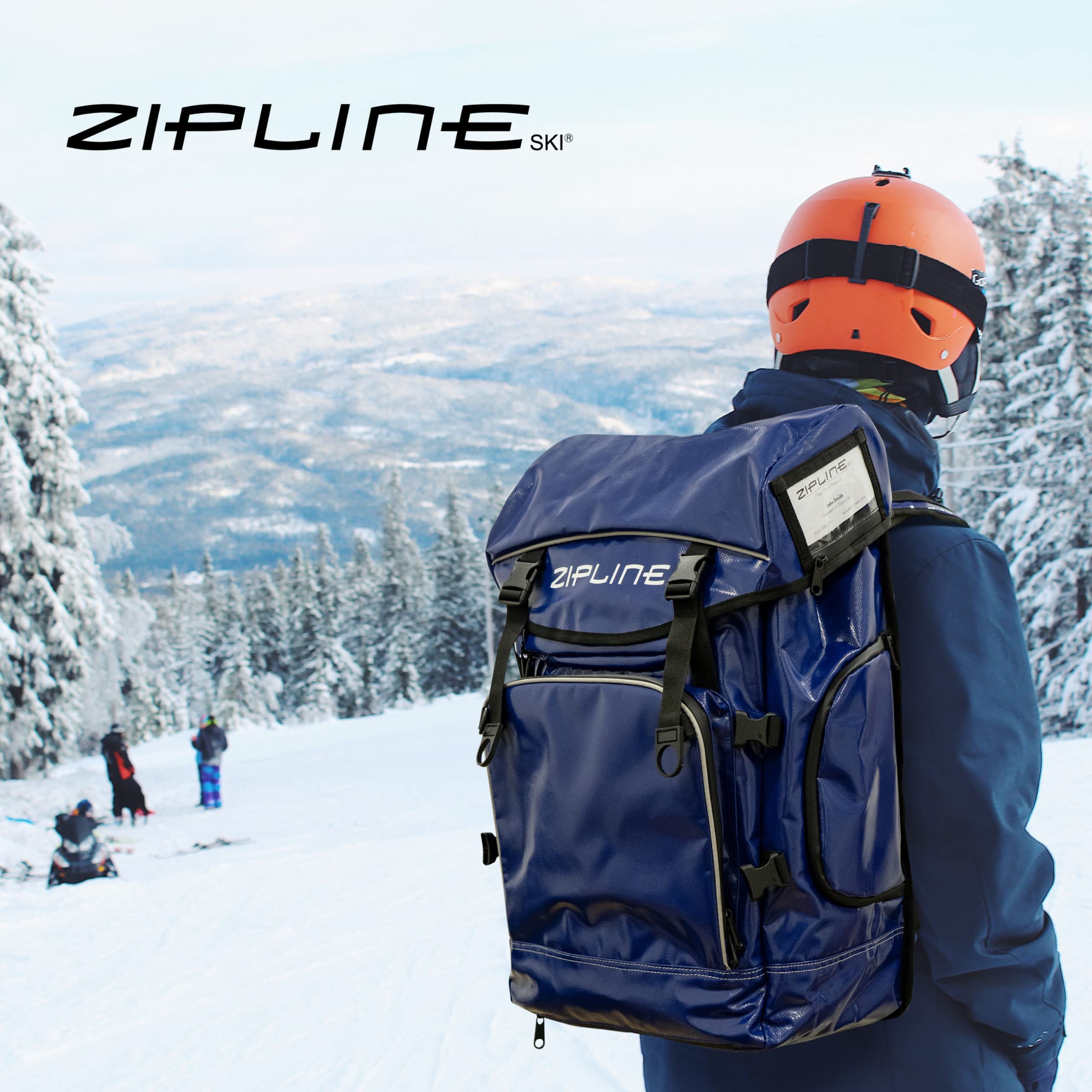 Zipline World Cup Ski Boot Backpack – Professional Snowboard Gear Bag for Air Travel & Skiing Accessories – Waterproof Snow Boot Storage Bag – Ideal for Ski Trips, Winter Sports & Olympian Athletes