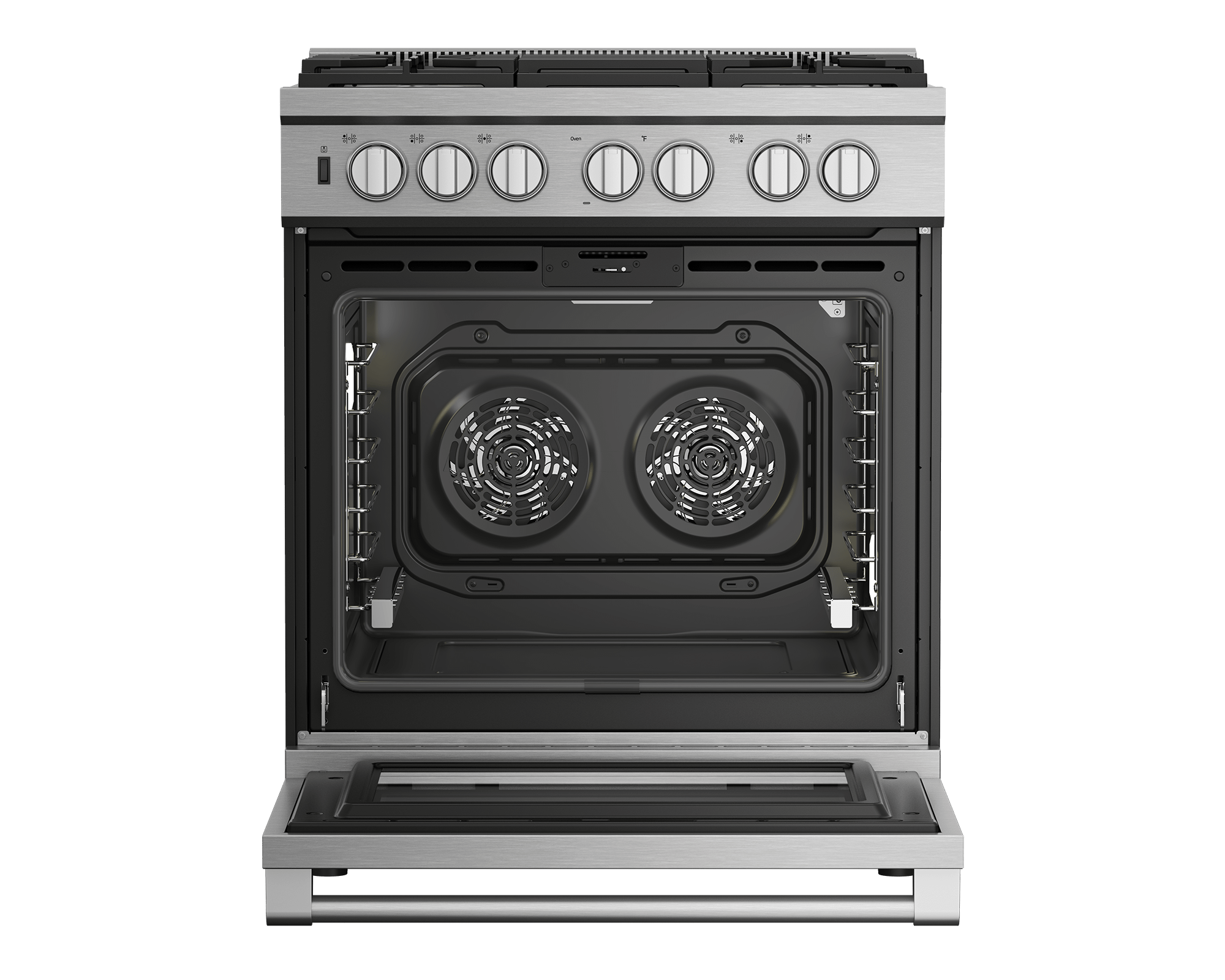 Beko PRDF34552SS 30-Inch Stainless Steel Pro Style Dual Fuel Range - Gas Stove & Electric Oven for Professional Cooking at Home