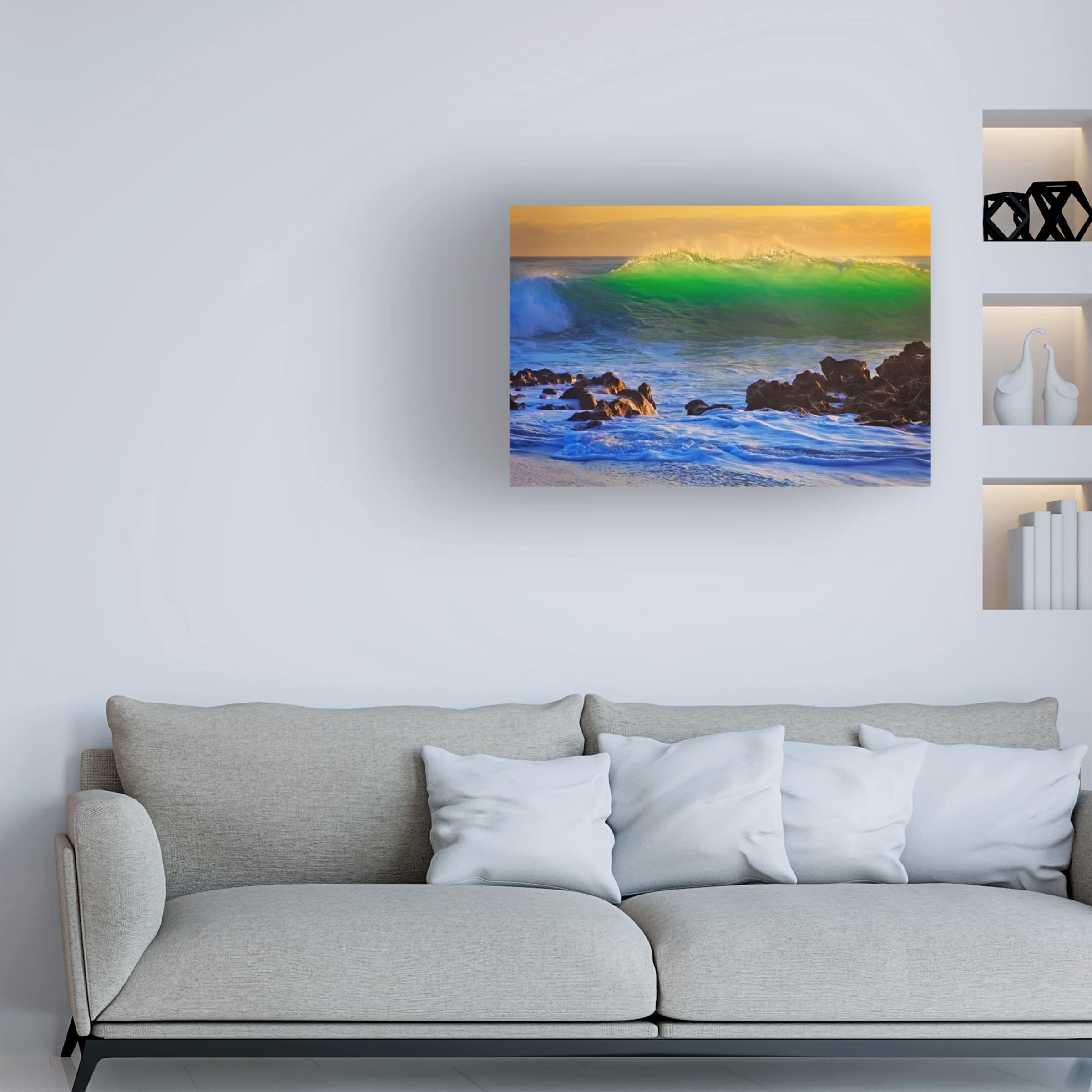 Patrick Zephyr 'Backlit' Canvas Wall Art Print - Modern Home Decor for Living Room, Bedroom & Office - Trademark Fine Art Collection