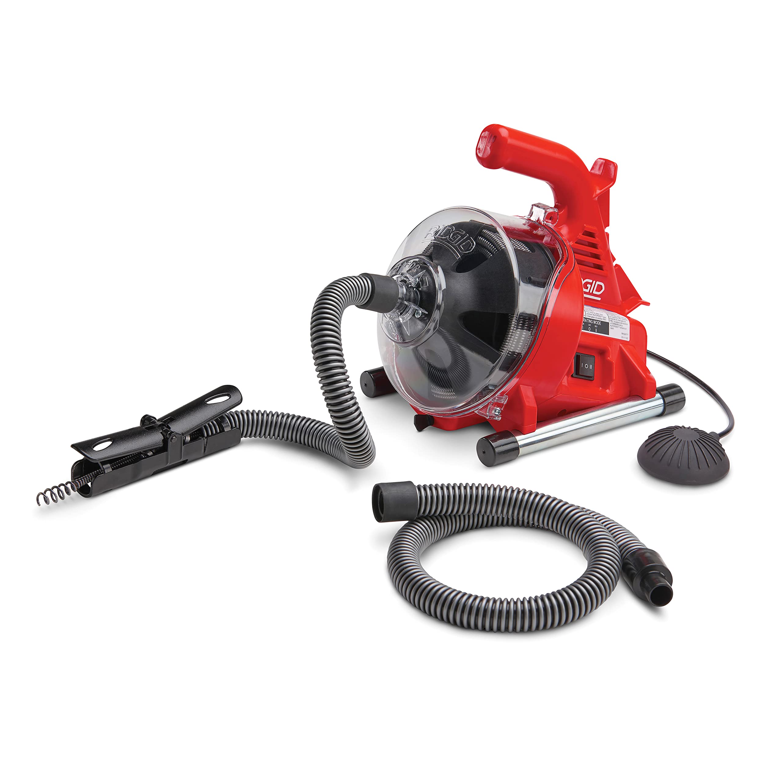 RIDGID PowerClear 120-Volt Drain Cleaning Machine Kit with 12128 T-240 Tool Set - Compatible with Drum Machines & Drain Snakes - Includes K-3800 & K-400 Drain Cleaning Snake Kits - Perfect for Plumbing Maintenance & Clog Removal in Homes & Commercial Buildings