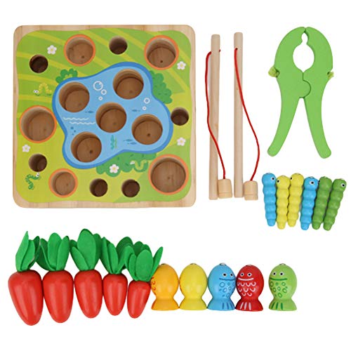 Magnetic Fishing Toy Game for Kids - Safe Edge-Free Design, Fun Happy Farm Theme - Perfect for Indoor Play, Birthday Gifts & Family Game Night