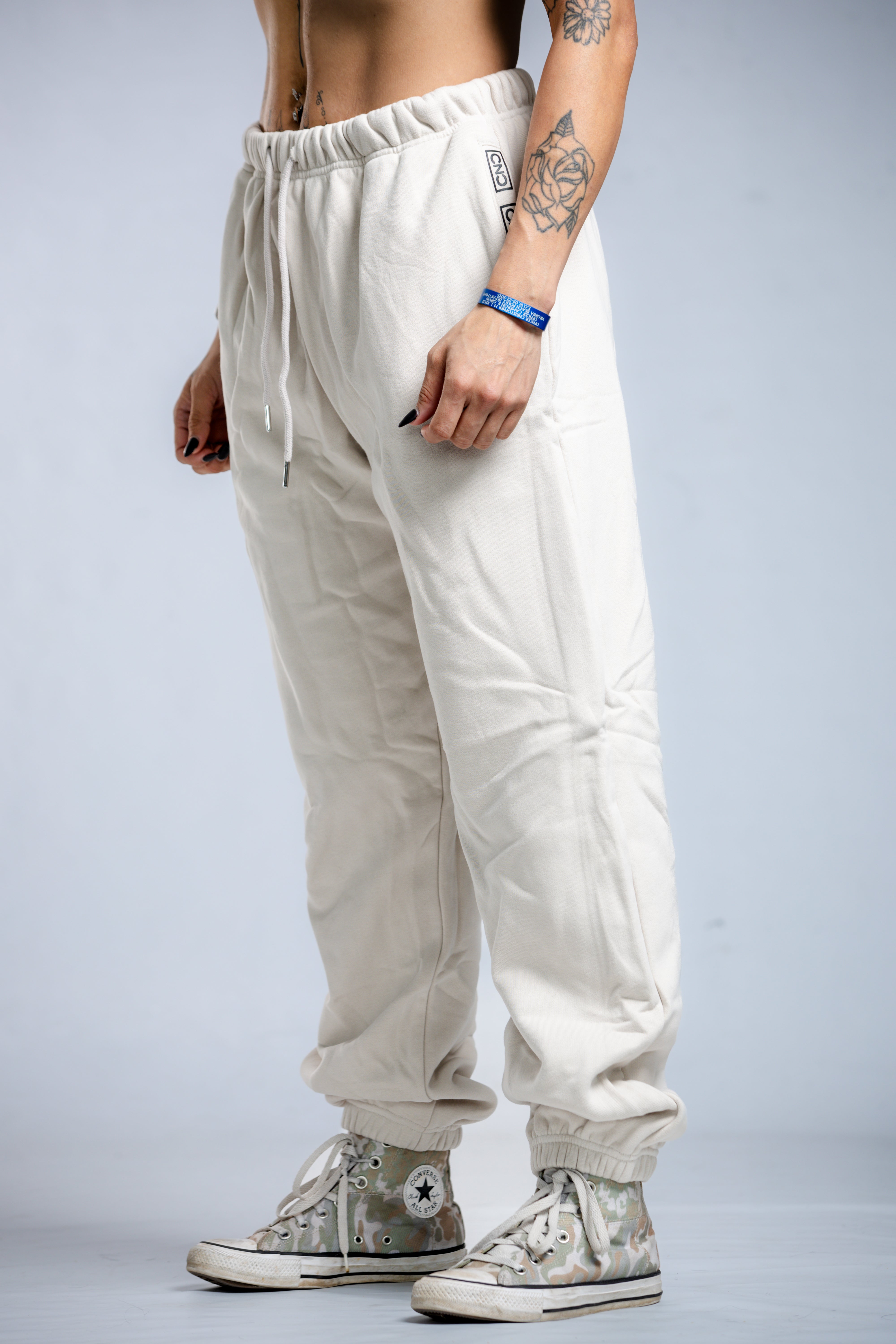 Comfortable Boyfriend Sweatpants for Women | Soft Lounge Pants in Desert Sand Color | Perfect for Relaxing at Home, Yoga, and Casual Outfits