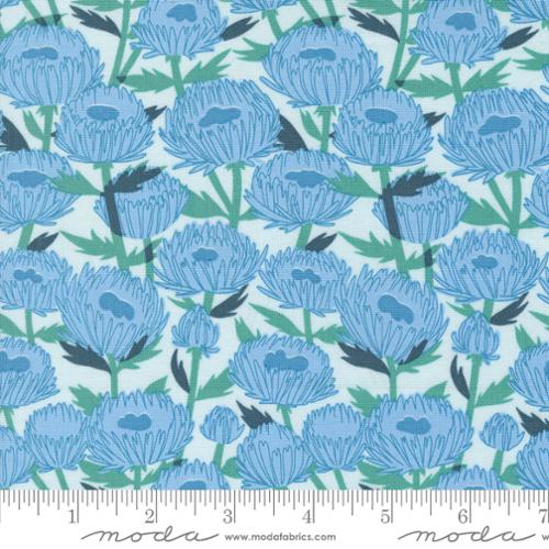 Moda Love Letter M37122 34 - November Florals Light Blue Quilt Fabric for DIY Sewing & Craft Projects | Perfect for Quilting, Home Decor & Gift Making