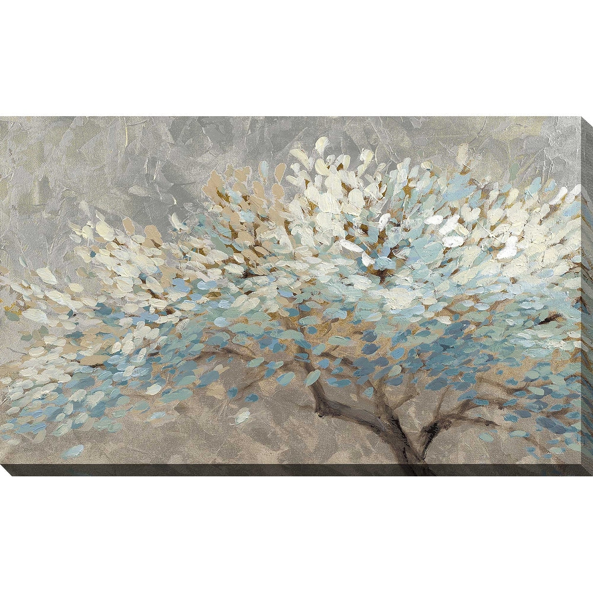 Beautiful Silver Lifetimes Art Print on Canvas - Elegant Wall Decor for Living Room, Bedroom & Office