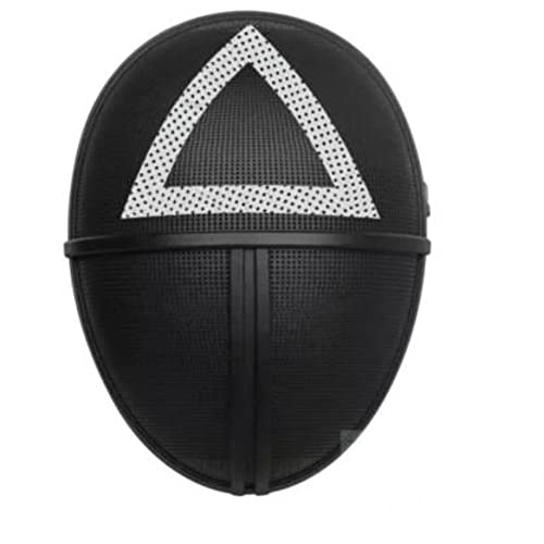 Hetkrishi Triangle Guard Face Mask - Black, Pack of 1 | Reusable Protective Mask for Parties, Cosplay & Halloween Costumes | Breathable Comfort for Daily Use & Outdoor Events