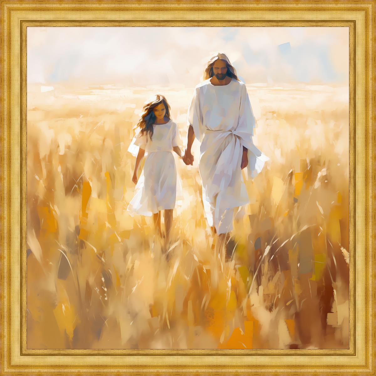 Come Follow Me Large Wall Art - Inspirational Christian Home Decor for Living Room, Bedroom & Office - Perfect Gift for Religious Families