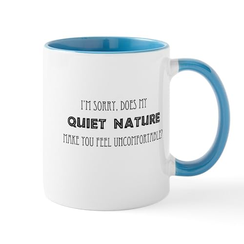 White/Blue Inside - Quiet Nature Mug