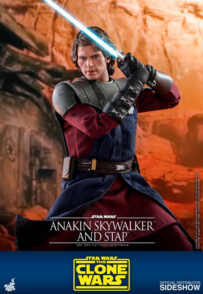 Hot Toys Star Wars The Clone Wars General Anakin Skywalker & STAP 1/6 Scale 12