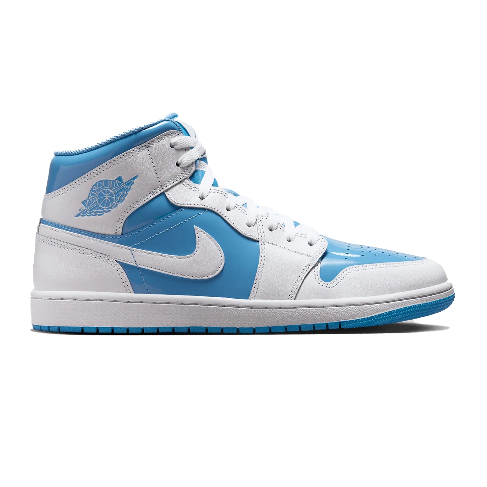Air Jordan 1 Mid 'Legend Blue' Sneakers (2024) - Men's Basketball Shoes for Casual Wear & Street Style