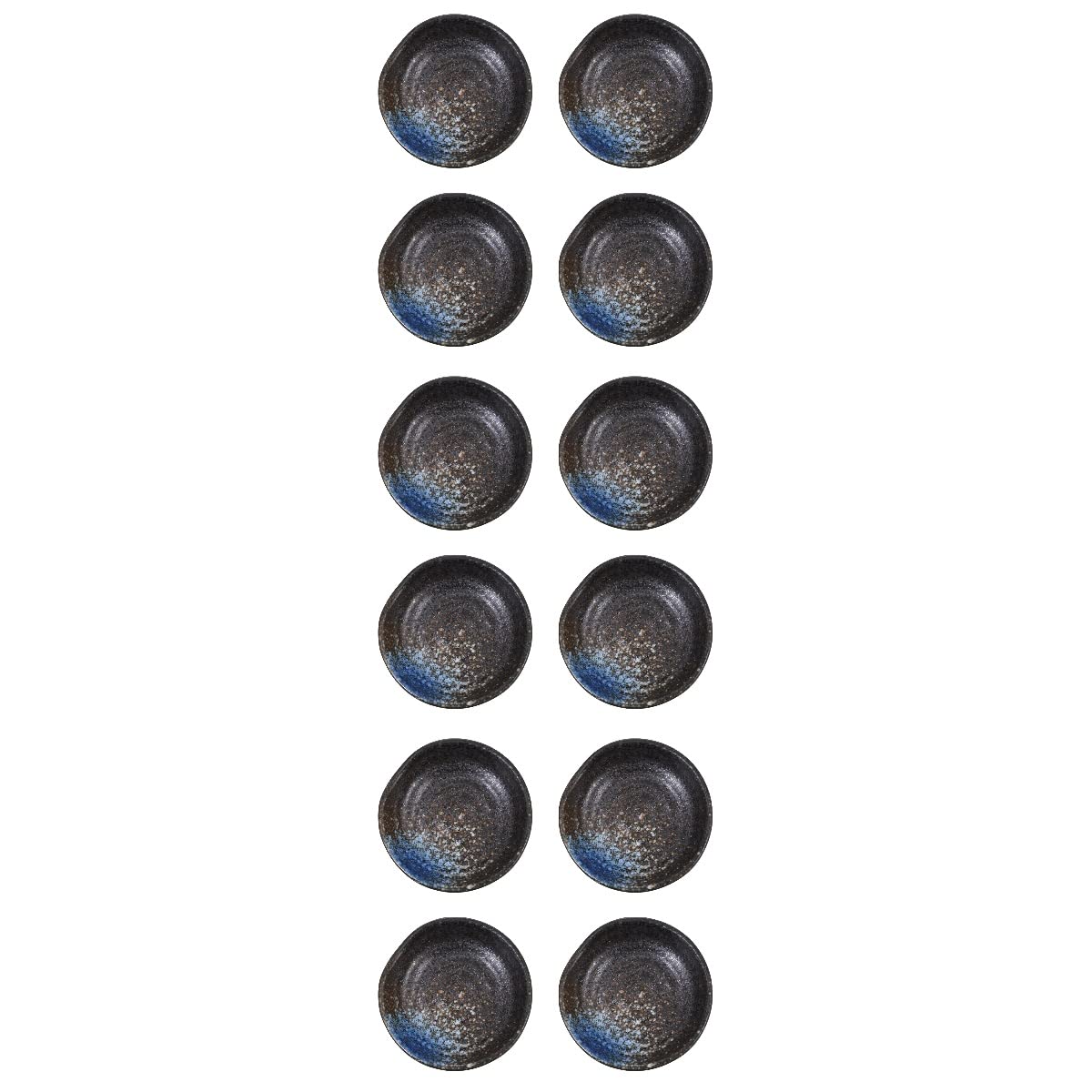 12 Pcs Ceramic Soy Sauce Dishes - Small Round Dipping Bowls for Sushi, Dumplings & Asian Cuisine | Premium Seasoning Dishes for Restaurants & Home Kitchens