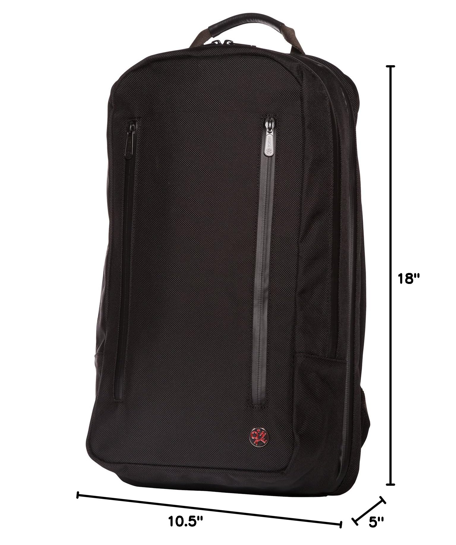 Bags Bay Ridge Backpack - Durable Waterproof Laptop Backpack for Men & Women, Black, One Size - Perfect for Travel, Work, School & Outdoor Adventures