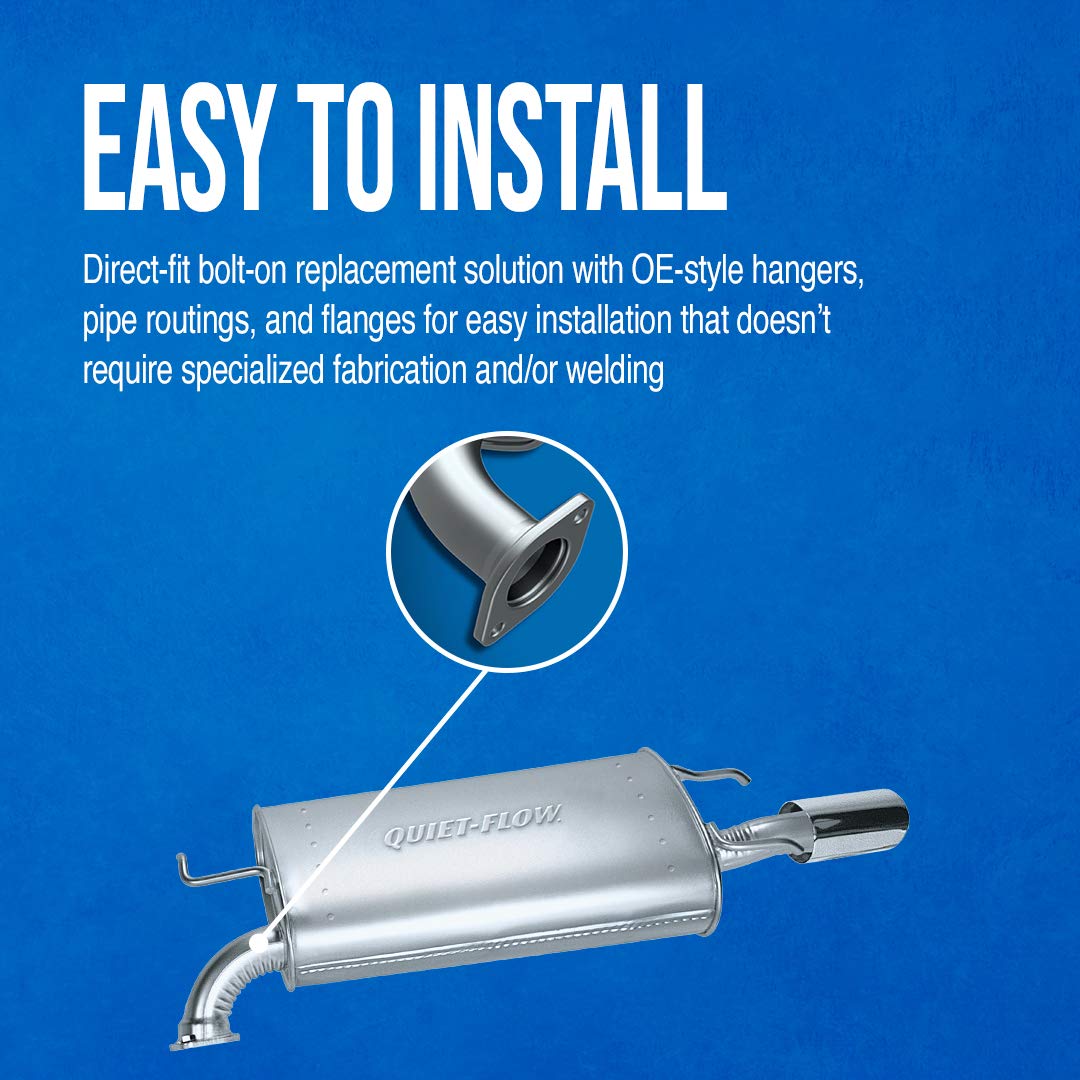 Walker Quiet-Flow SS 21684 Direct Fit Exhaust Muffler - 3
