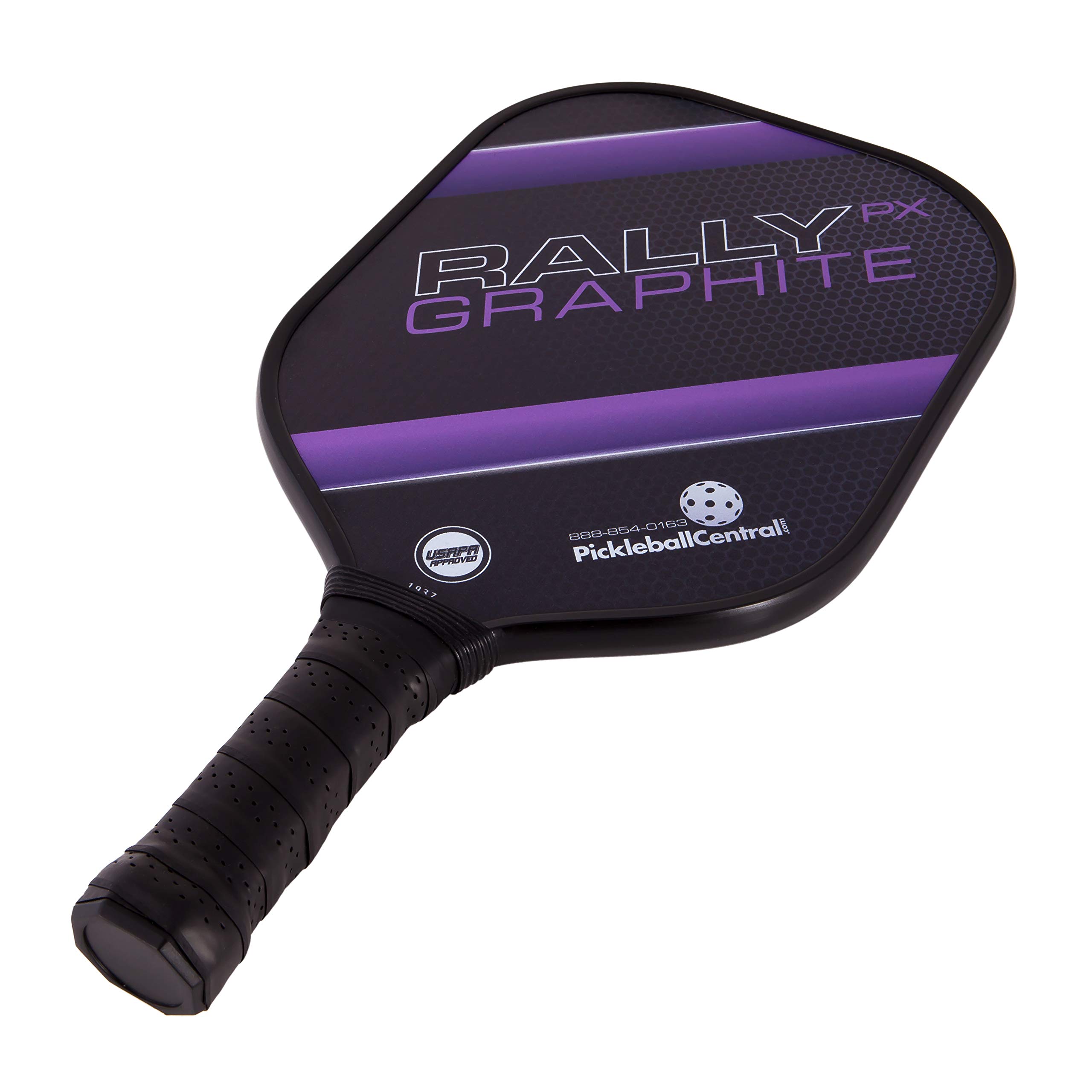Rally NX Graphite Pickleball Paddle - USAPA Approved Lightweight Paddle with Composite Honeycomb Core & Carbon Fiber Face | Perfect for Competitive Play & Recreational Games | PickleballCentral