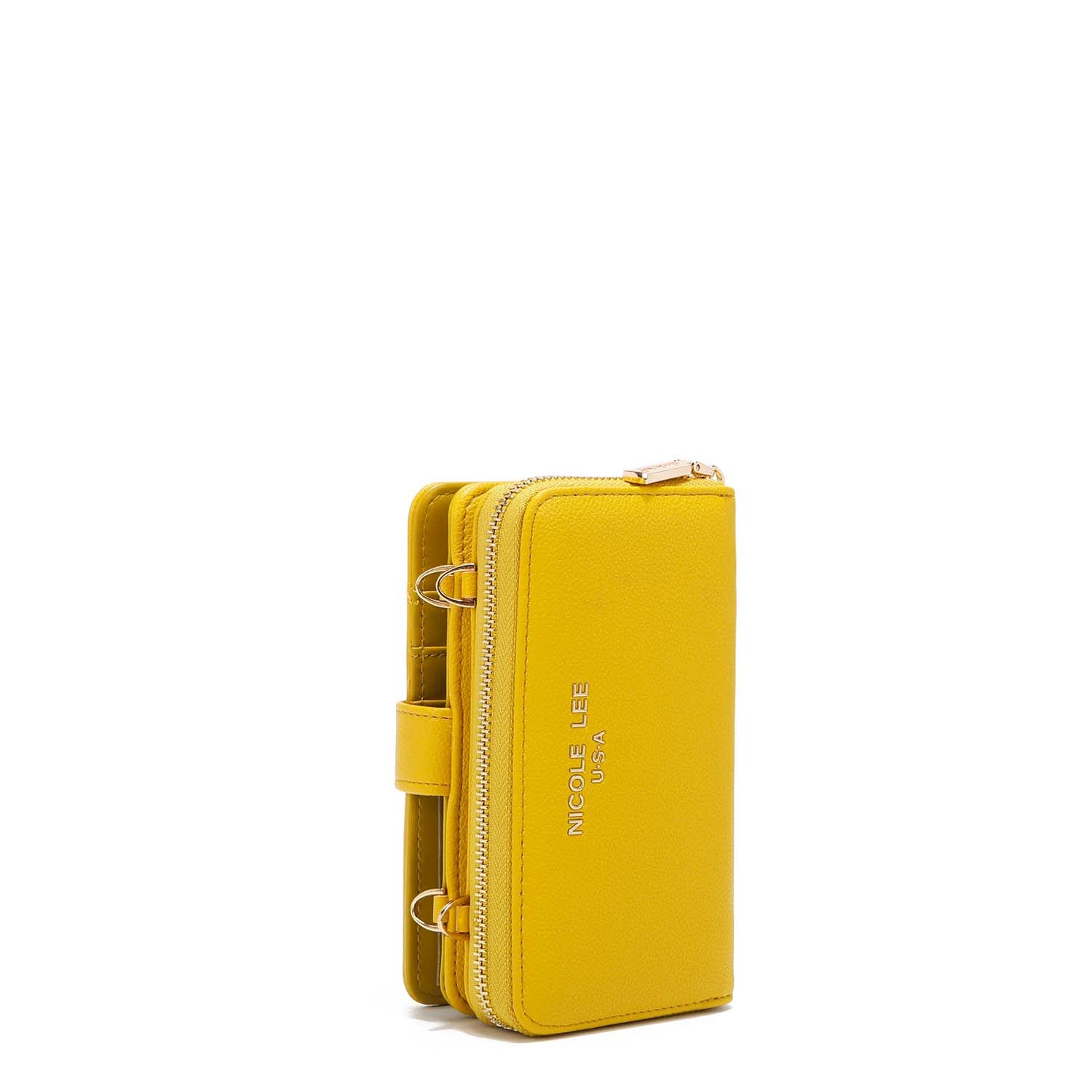 2-Piece Solid Phone Case with Crossbody Wallet - Stylish & Secure for iPhone & Samsung - Perfect for Travel, Shopping & Everyday Use