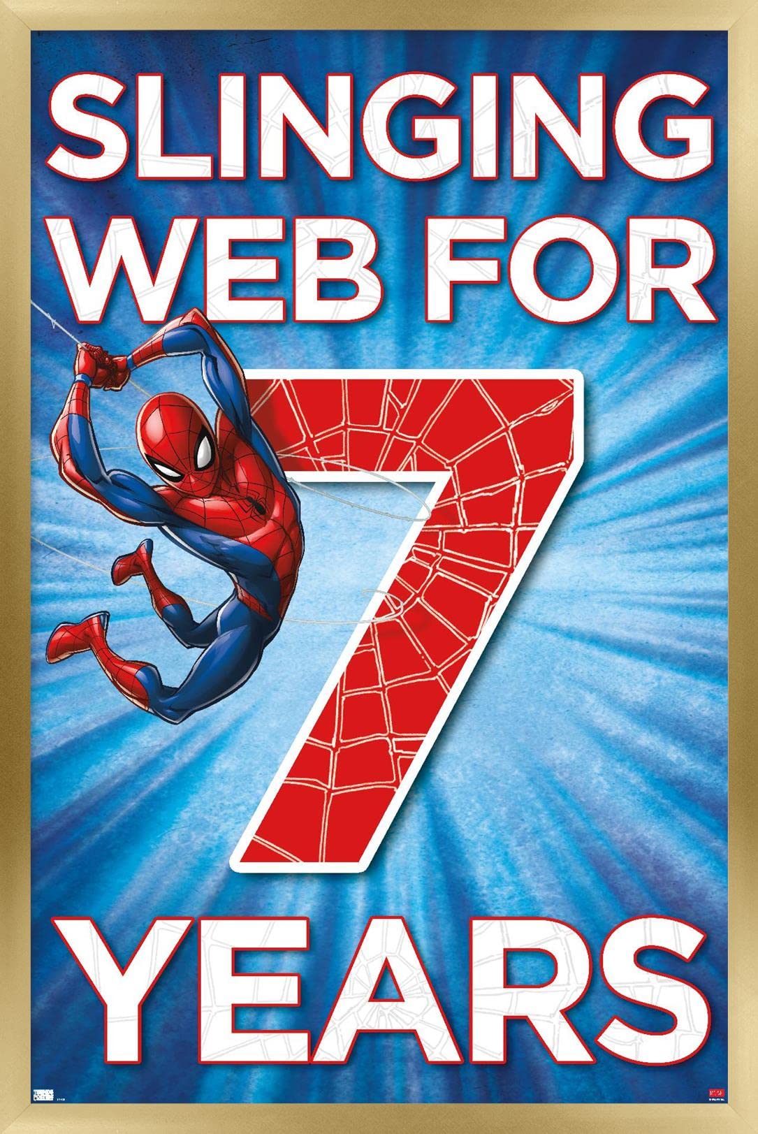 Marvel Spider-Man 7th Birthday Wall Poster - 34
