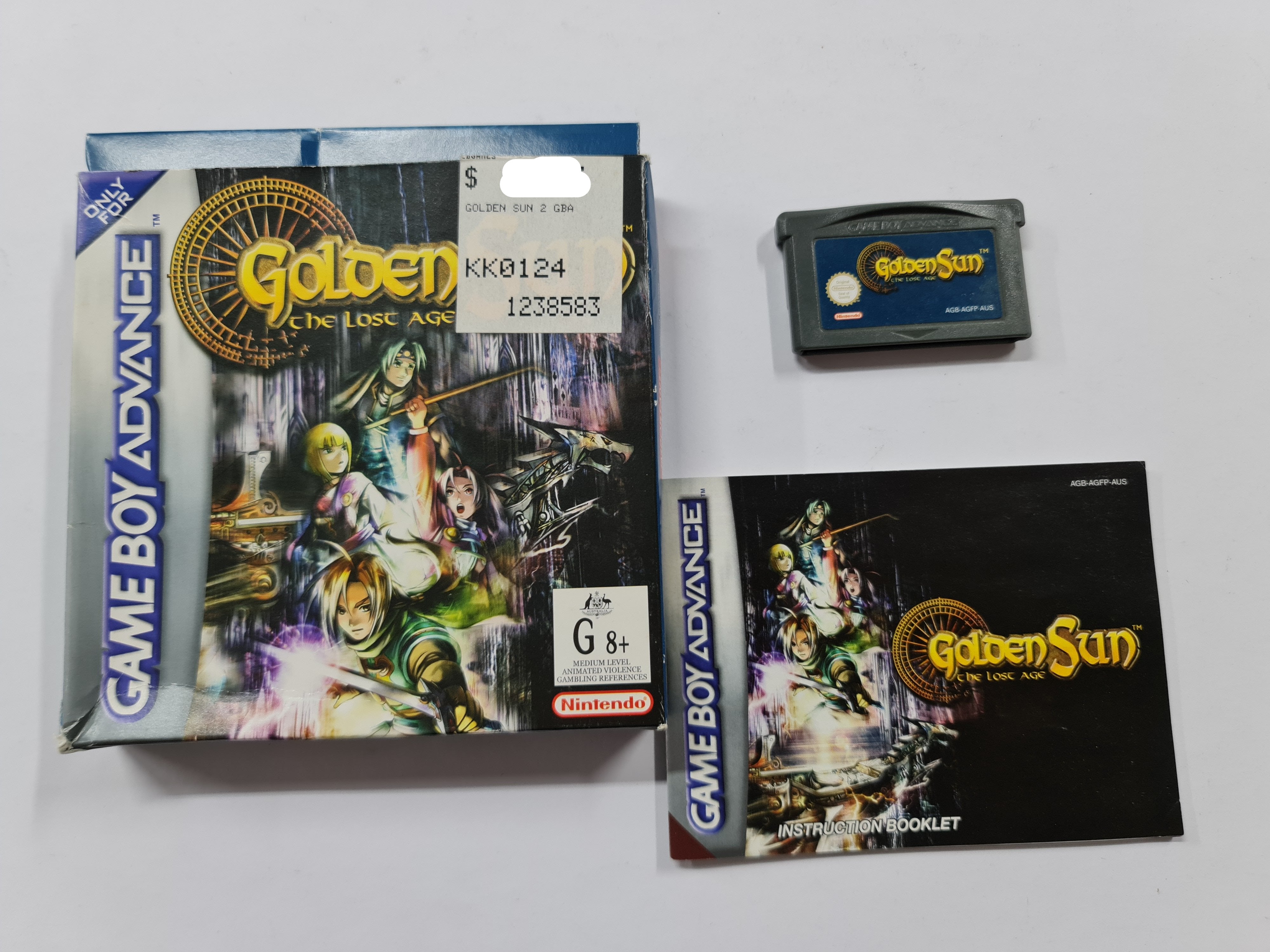 Golden Sun: The Lost Age Complete In Box - Nintendo GBA Game - Classic RPG Adventure for Game Boy Advance - Perfect for Retro Gaming Enthusiasts & Collectors
