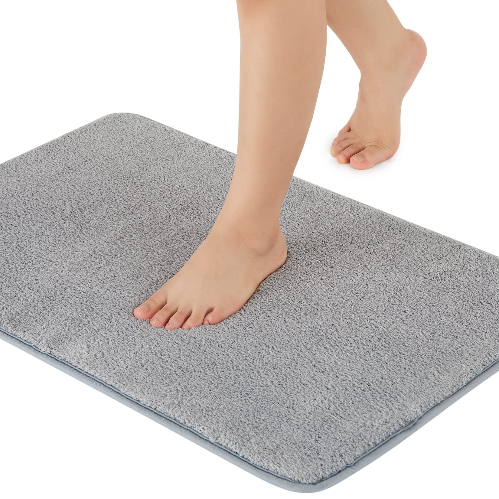 Premium Memory Foam Bath Mat - Ultra Soft & Absorbent Non-Slip Bathroom Rug (24