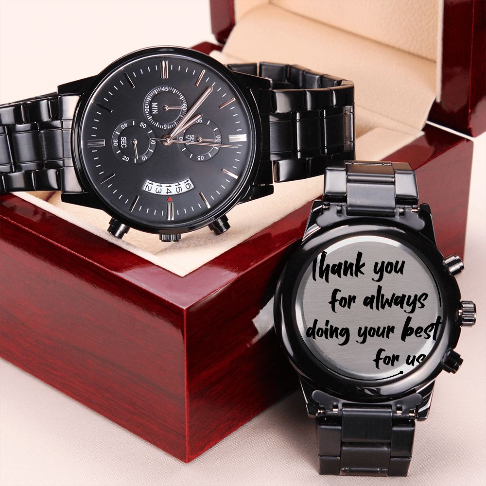 Waterproof Watch for Men - Best Christmas Gift for Dad - Durable & Stylish - Perfect for Outdoor Activities, Swimming & Daily Wear