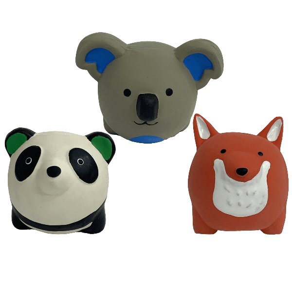 Multipet Minipet Latex Dog Chew Toy - Durable & Safe Puppy Chewing Toy for Small & Medium Dogs - Perfect for Indoor Play, Teething Relief & Training Rewards