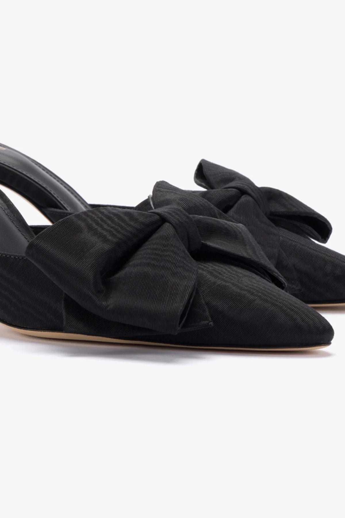 Mini Elle Pump in Black Fabric - Women's Comfortable Low Heel Dress Shoes for Work, Party & Wedding - Perfect for Office, Evening Events & Formal Occasions