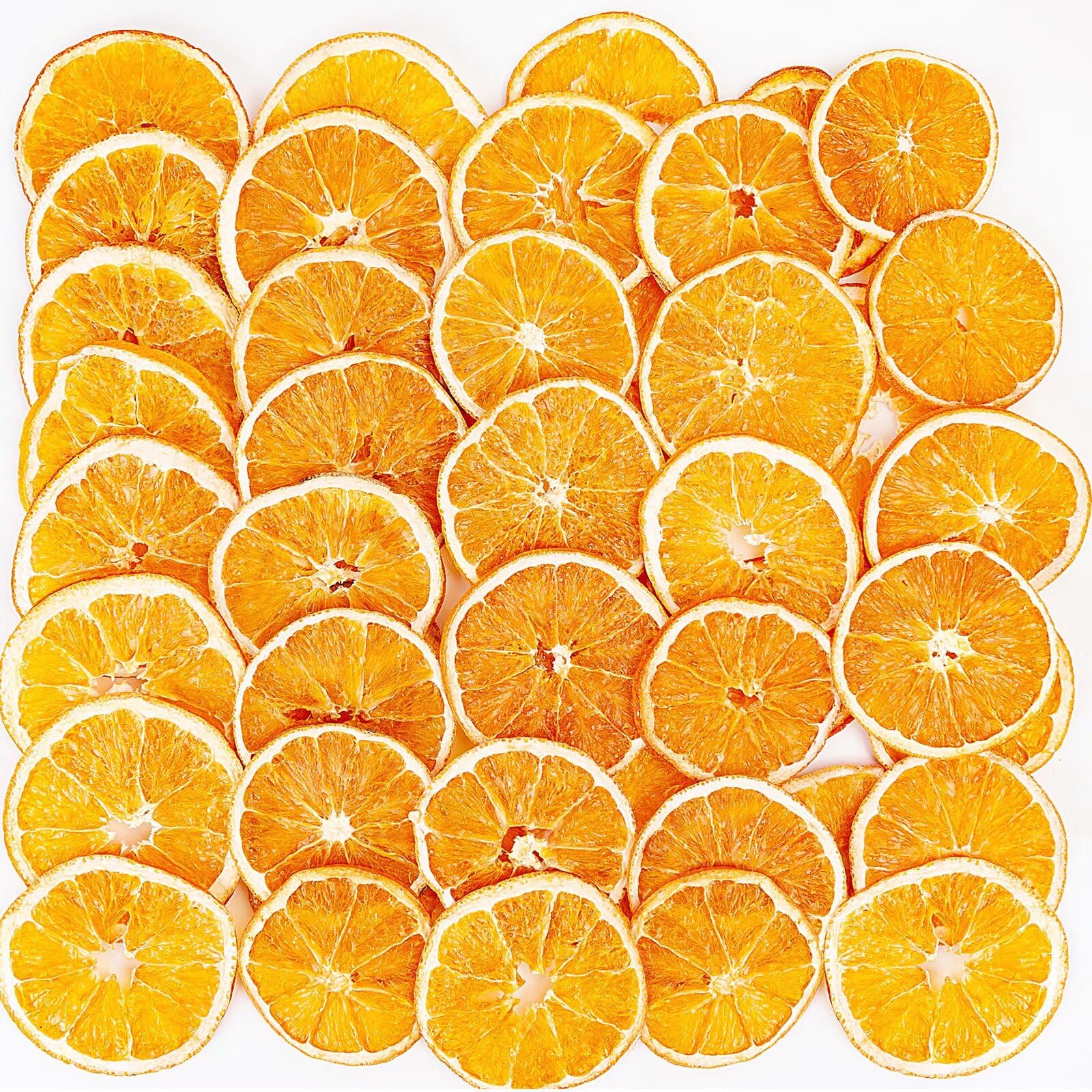 Premium Dried Orange Slices 3.52oz (100g) - Natural Dehydrated Mandarin Wheels for Cocktails, Baking, Crafts, Tea & Holiday Decor - Perfect for Cocktail Garnish, Cake Topping, DIY Projects & Festive Home Decorations