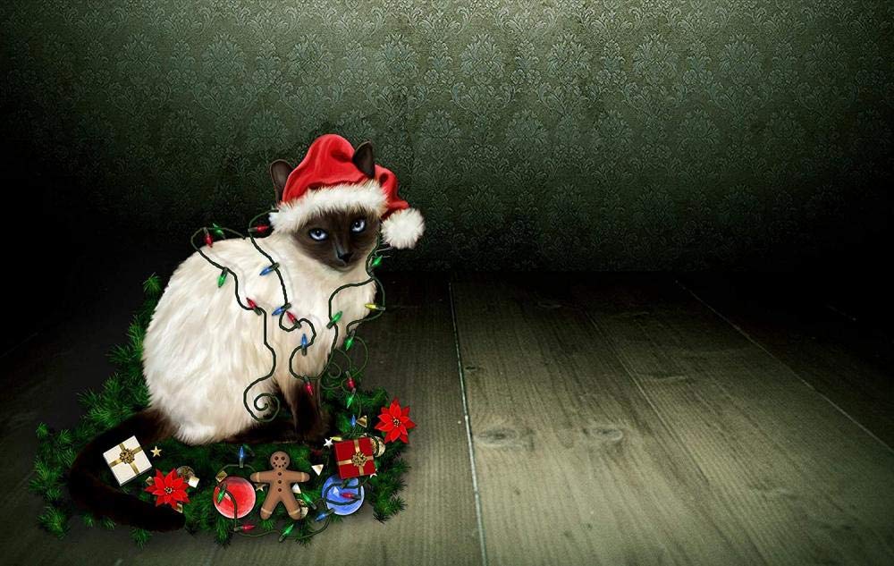 6000-Piece Wooden Jigsaw Puzzle for Adults - Christmas Cat Theme DIY Puzzle Game - Creative Gift for Puzzle Lovers & Family Bonding Activity (218105CM) - Perfect for Holiday Gifts, Stress Relief & Home Decor
