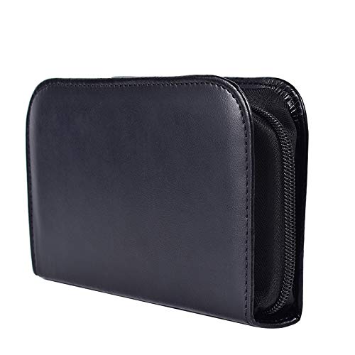PU Leather Blood Glucose Meter Travel Case - Diabetic Supplies Organizer Pouch for One Touch Ultra 2 Meter & Accessories - Portable Storage Solution for Home, Travel & Daily Use