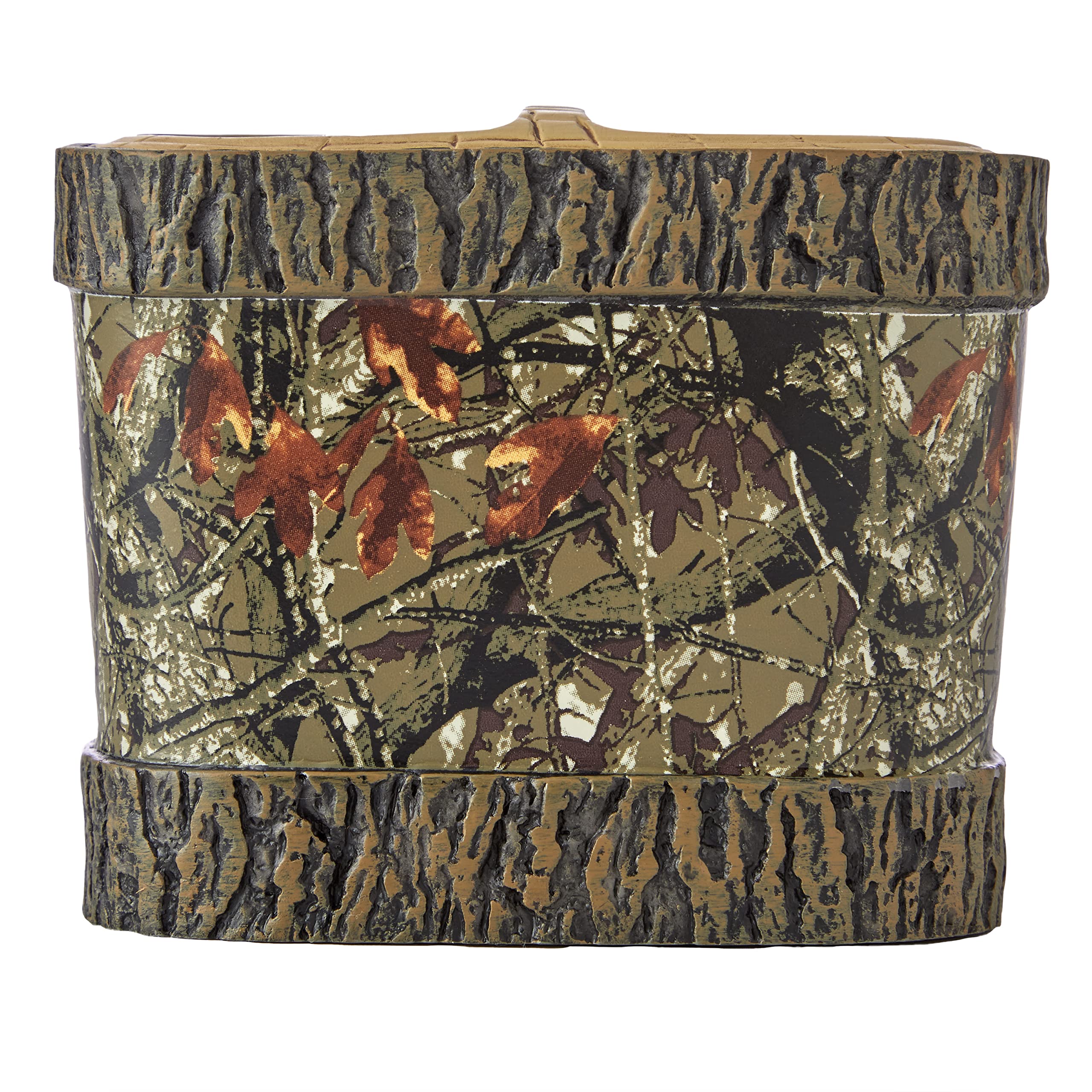 SKL Home Camo Collar Toothbrush Holder - Brown | Waterproof Bathroom Organizer for Toothbrushes & Dental Care Essentials | Perfect for Modern Homes, Dorm Rooms & Travel Accessories