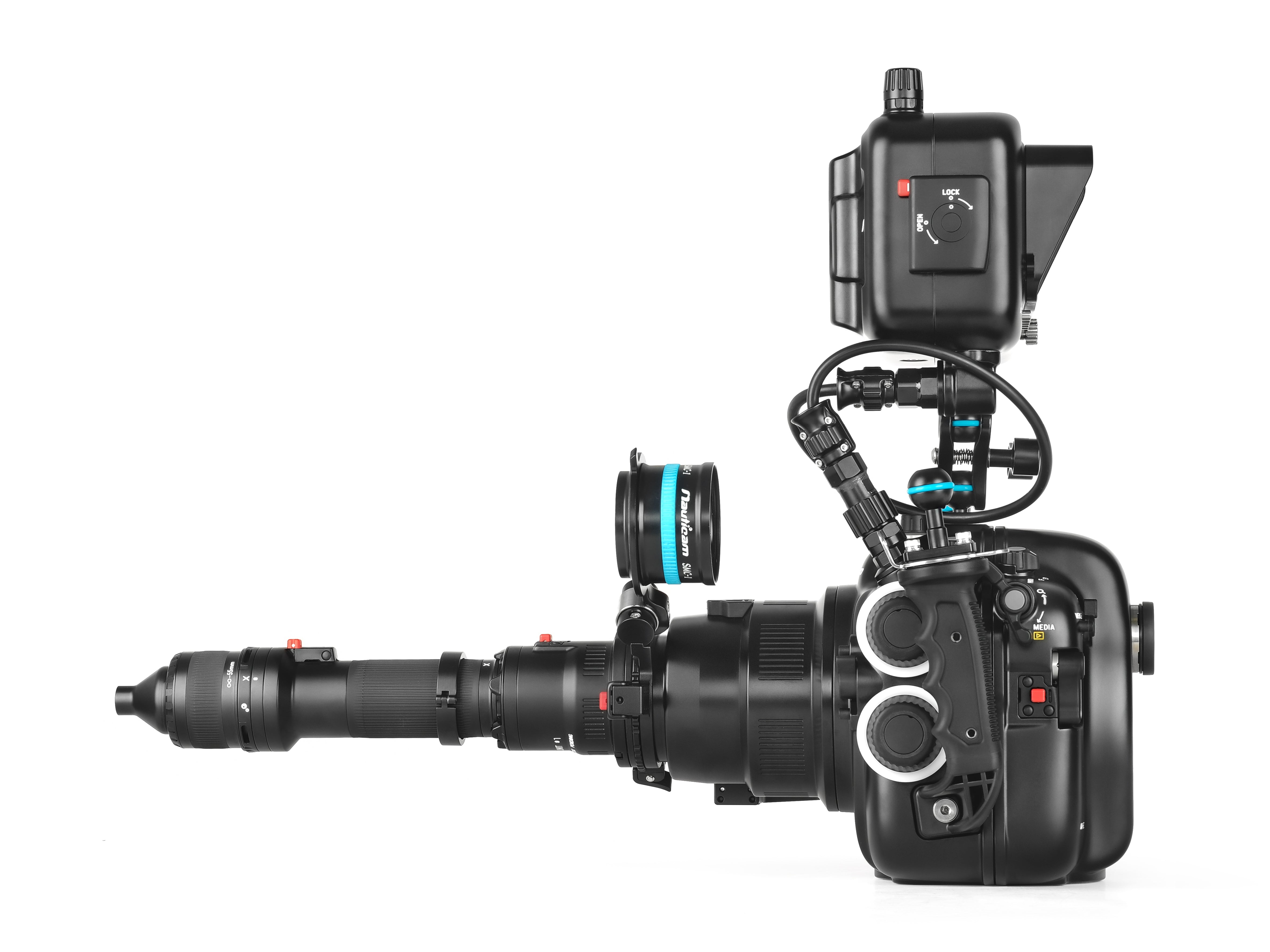 NA R5C Housing for Canon EOS R5 C Camera - Waterproof Case for Underwater Photography & Videography - Perfect for Scuba Diving, Surfing, and Marine Exploration