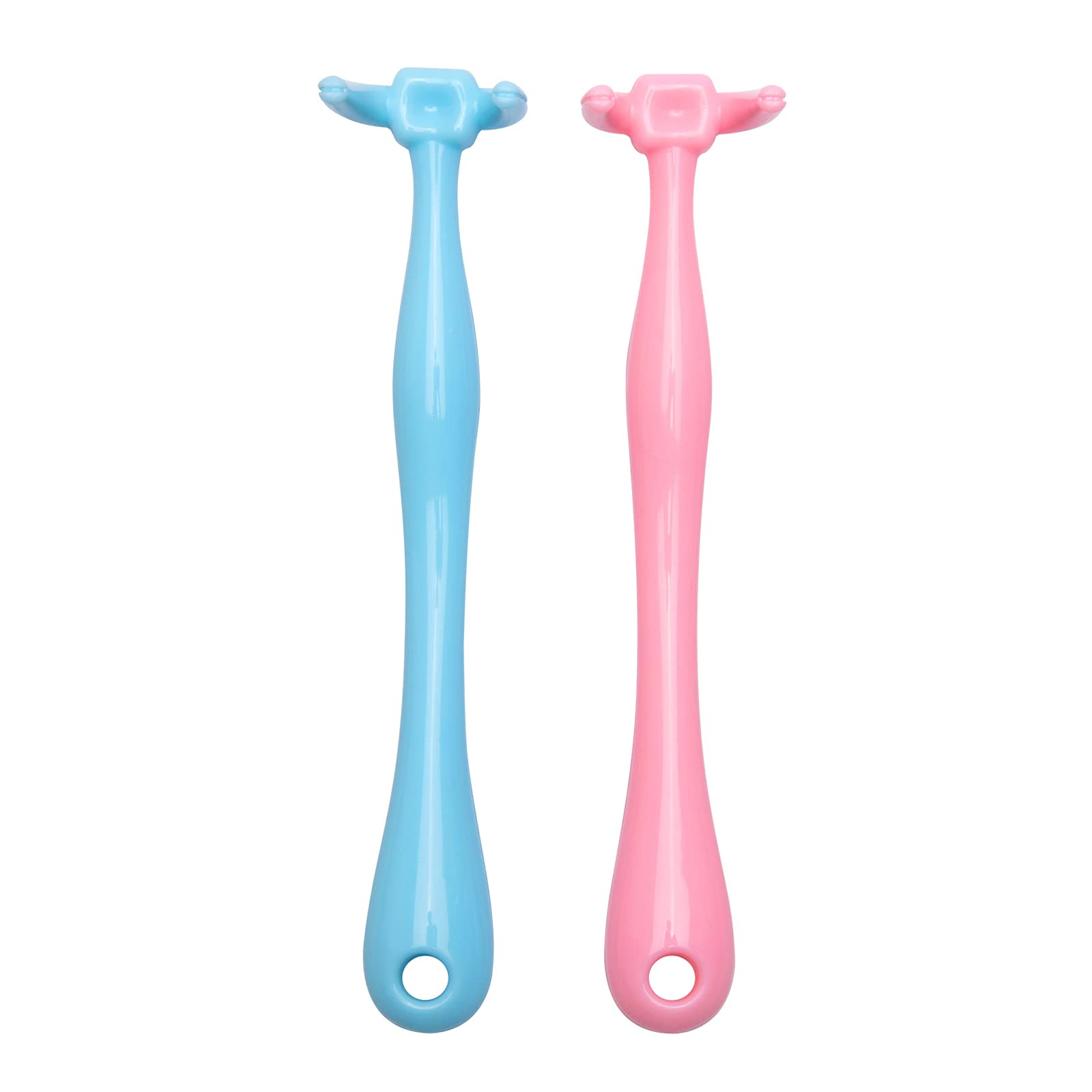 YaPoola Reusable Dental Flossers - 2 Pack Eco-Friendly Floss Picks for Adults & Kids, Unflavored Teeth Cleaning Tools with Colorful Handles - Perfect for Travel, Home & Office Oral Care