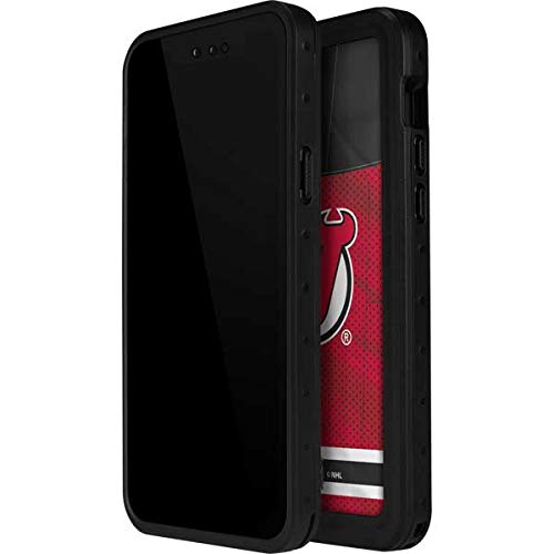 Waterproof iPhone 12 Pro Case with NHL New Jersey Devils Home Jersey Design - Officially Licensed Durable Protection for Swimming, Outdoor Sports & Daily Use