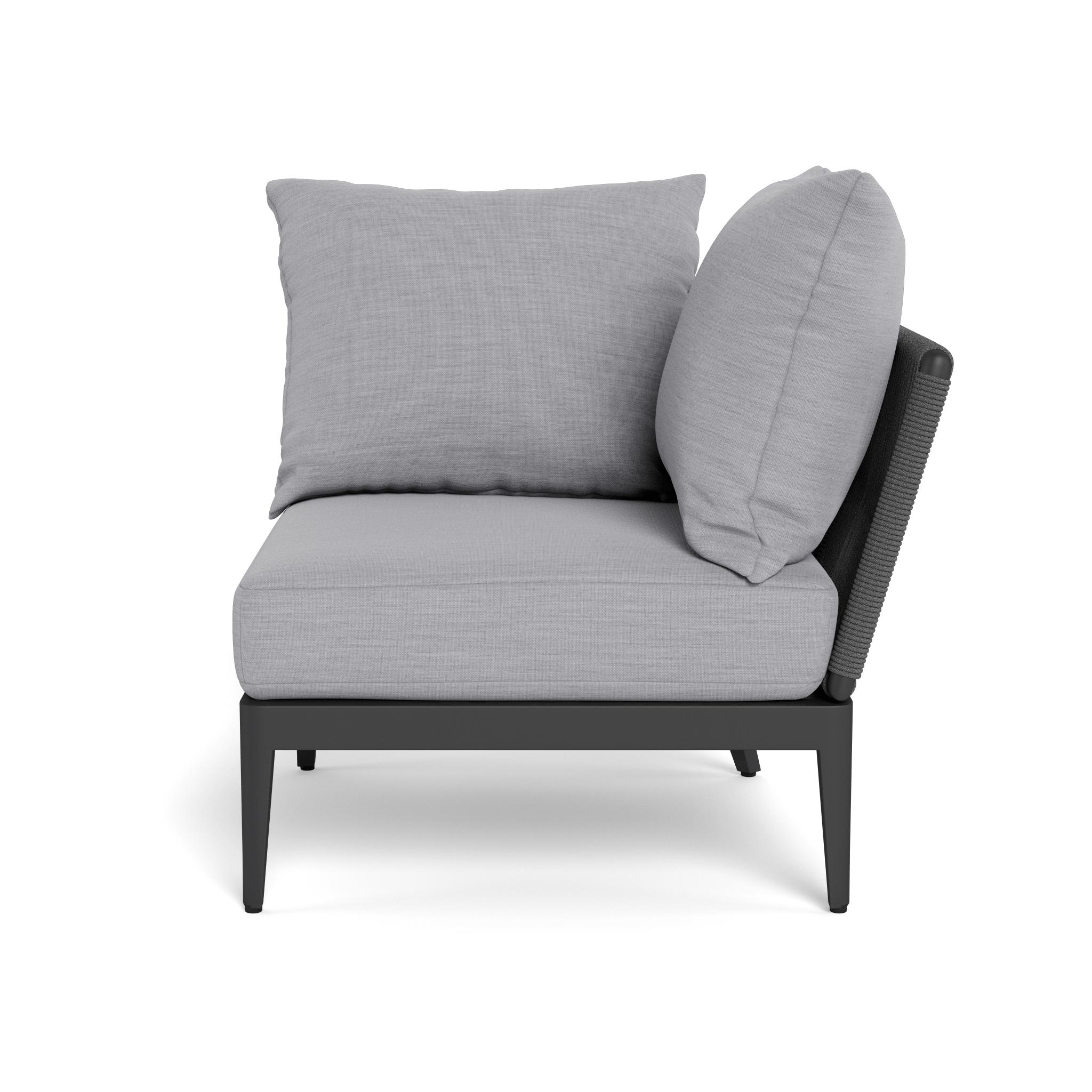 Hamilton Corner Sofa - Modern L-Shaped Sectional Couch with Storage Ottoman, Perfect for Small Spaces & Apartment Living - Living Room, Family Room, Home Theater, Office Lounge