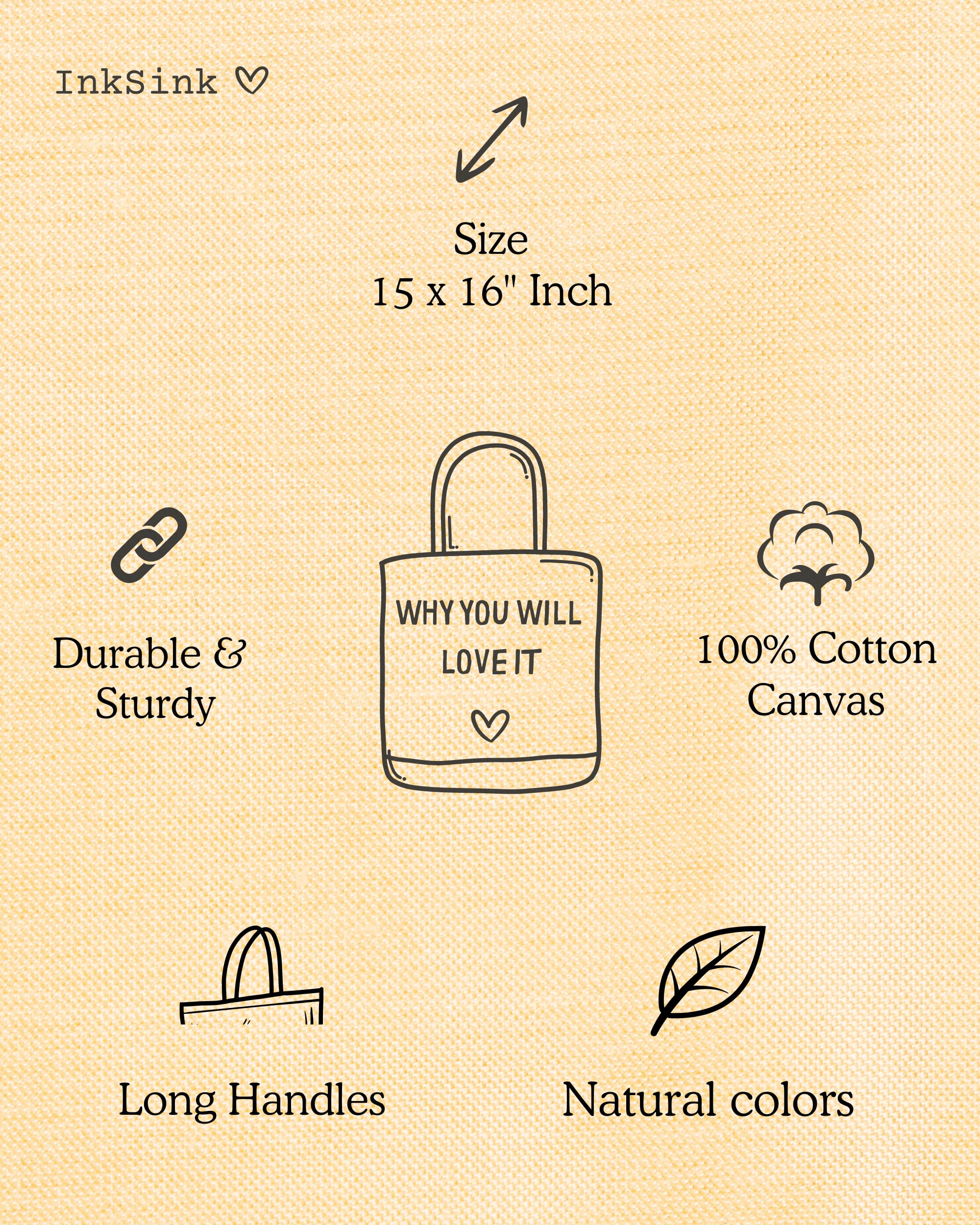 Wyoming Souvenirs Canvas Tote Bag - Reusable Book Bag for Women & Teachers - Perfect for College & Graduation Gifts