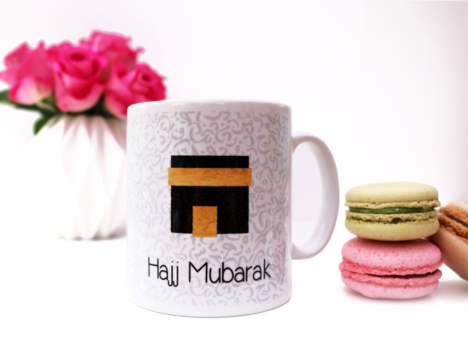 Hajj Mubarak Ceramic Coffee Mug - Perfect Gift for Hajj Pilgrims & Eid Celebrations - Ideal for Tea, Coffee & Hot Drinks