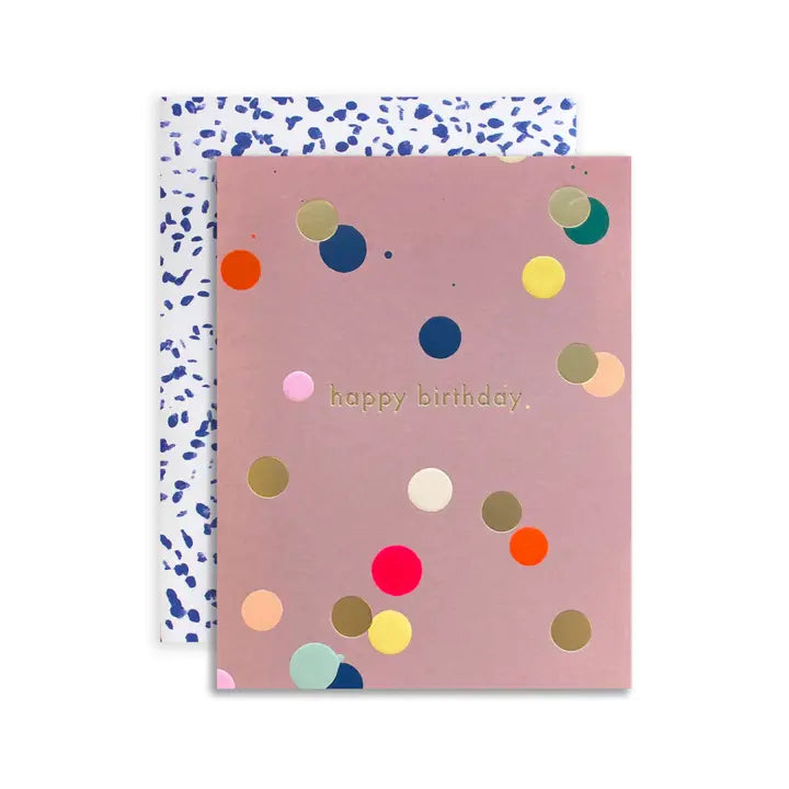 Birthday Dots Greeting Card - Colorful Polka Dot Design for Birthday Wishes, Parties & Celebrations | Perfect for Birthdays, Anniversaries & Special Occasions