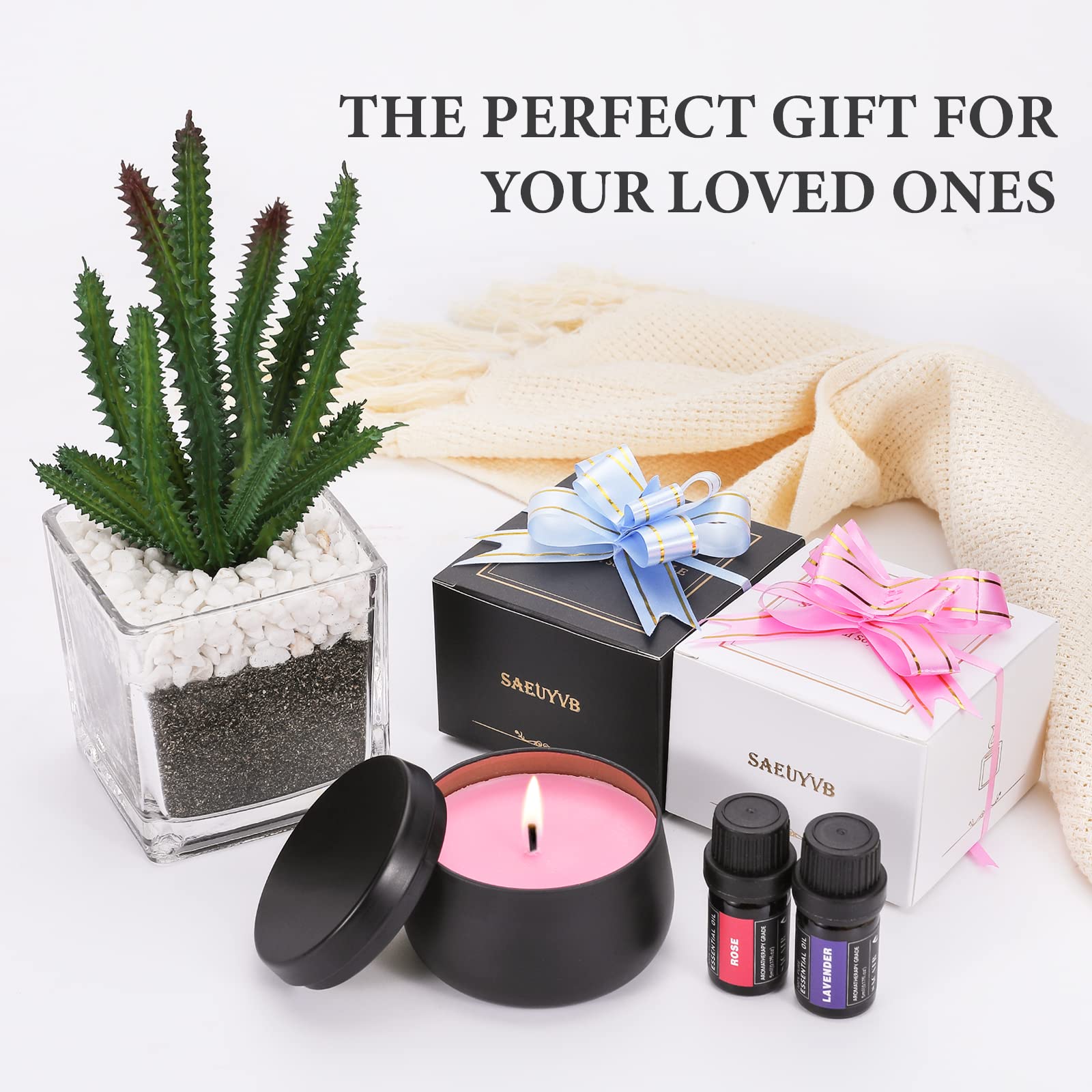 Premium DIY Soy Candle Making Kit for Adults with Hot Plate - Complete Starter Supplies for Handmade Aromatherapy Candles - Perfect for Home Decor, Gifts & Relaxation (Black)