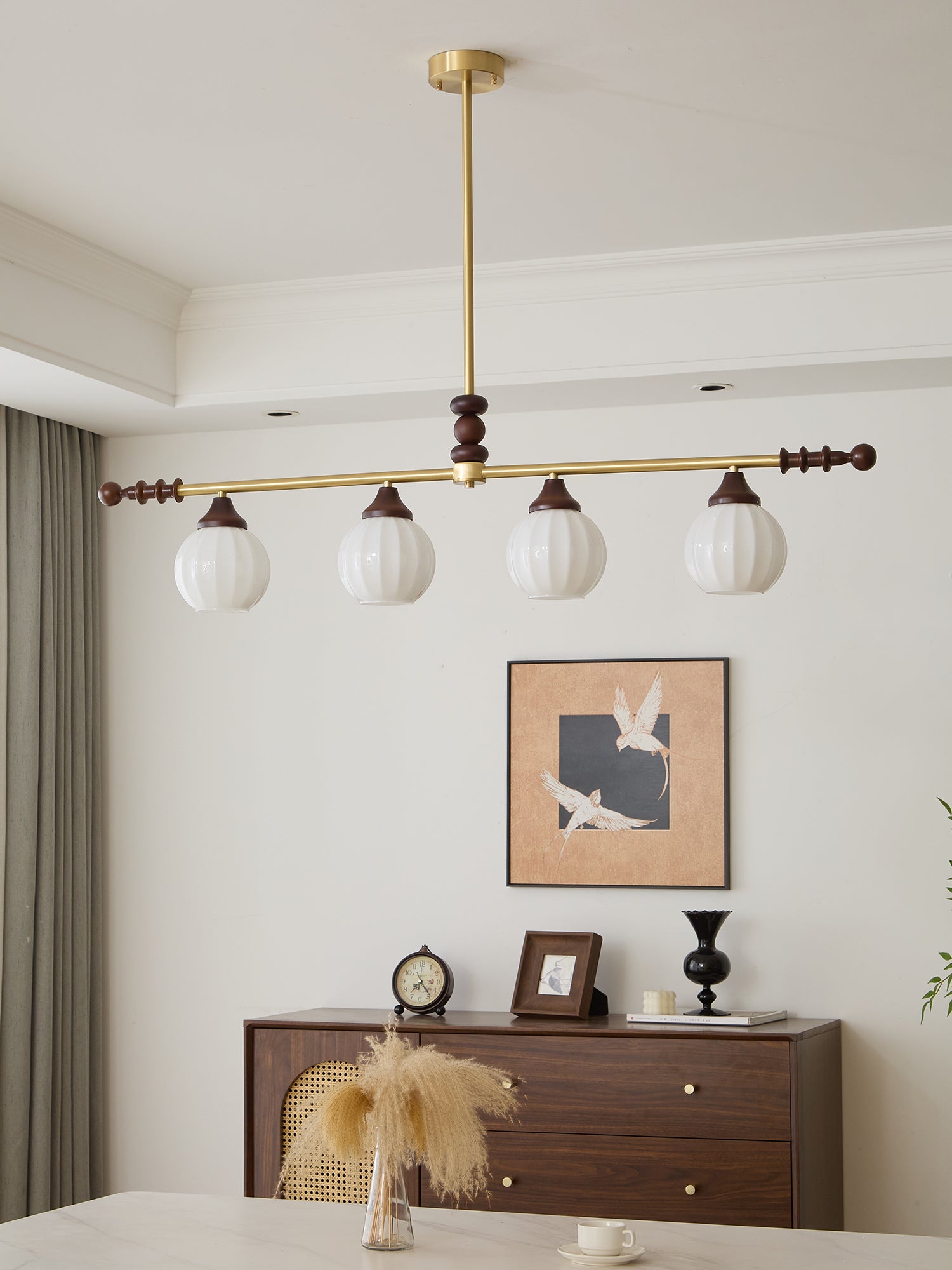 Clarabelle Crystal Chandelier - Elegant Modern Ceiling Light Fixture for Dining Room, Living Room & Bedroom Decor