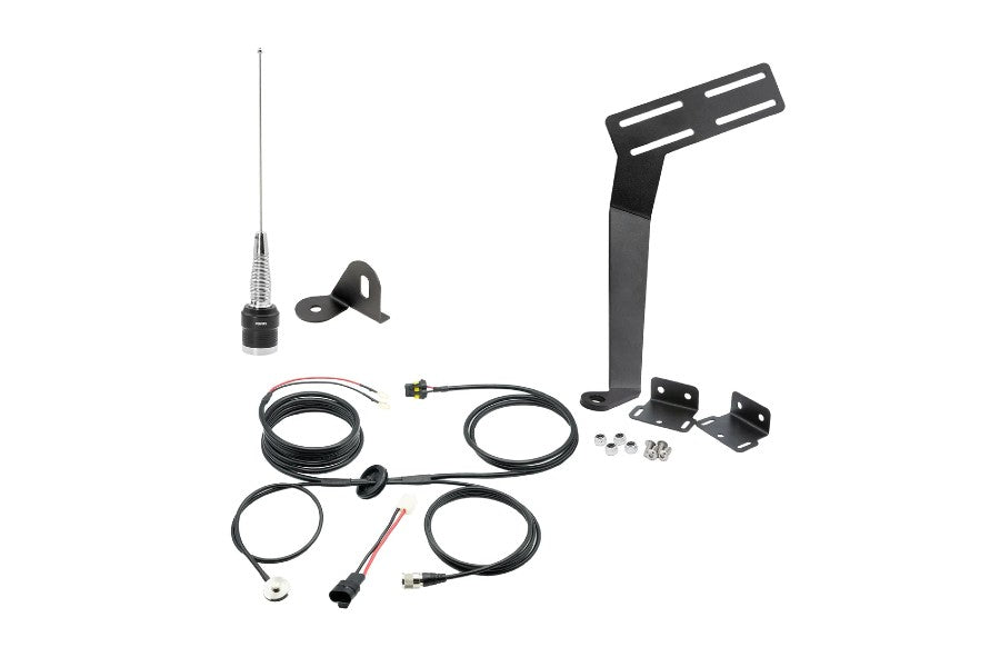 2011-2018 Jeep Wrangler JK 2 Door GMRS Mobile Radio Kit - 25 Watt Two Way Radio by Rugged Radios for Off-Road Adventures & Emergency Communication