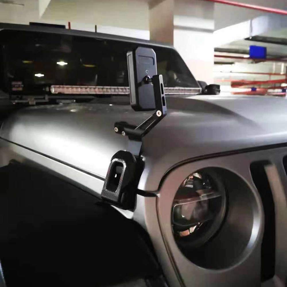 Universal Black Wide Angle Side Mirror for Jeep Wrangler JK & JL (2007-2018+) - Enhanced Rear View & Blind Spot Coverage for Off-Road Adventures & Daily Commuting