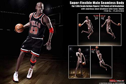 1/6 Scale Seamless Super Flexible Male Action Figure Body - 12