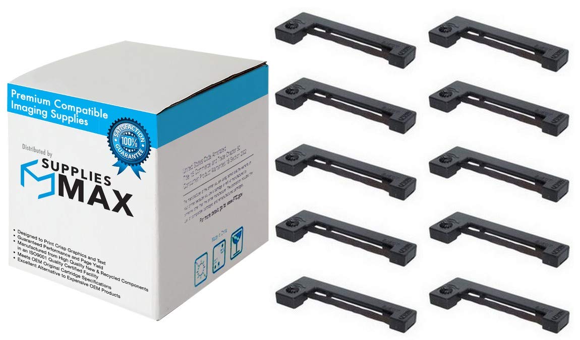 Compatible Replacement Ribbon Cartridge for M150II & M4182 POS Printers - 10 Pack (C43S015352B_10PK) - Ideal for Retail Stores, Restaurants, and Business Receipt Printing