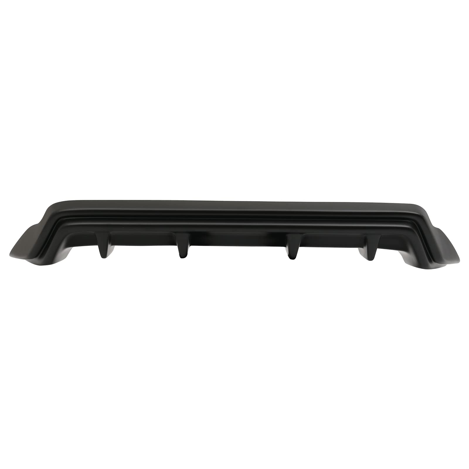 IKON MOTORSPORTS Black PP Rear Bumper Lip Diffuser - F-Sport Style for 2015-2017 Lexus RC300/RC350 | Enhances Aerodynamics & Sporty Look for Street Racing & Car Shows